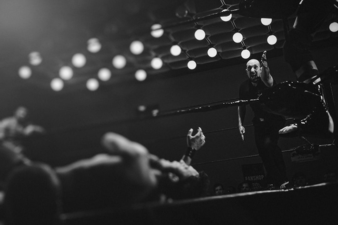 Photo Image: Wrestling match Nouns: Wrestling, match